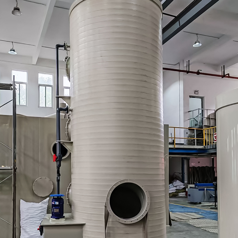 Torre di spruzzatura con avvolgimento PPH