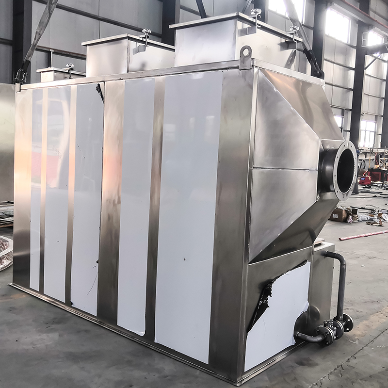 Torre di lavaggio orizzontale in acciaio inox 304