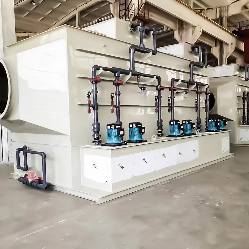 Torre di lavaggio orizzontale in PP