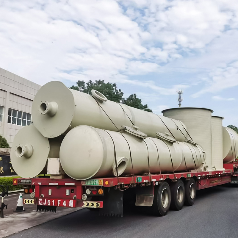 Torre di spruzzatura con avvolgimento PPH