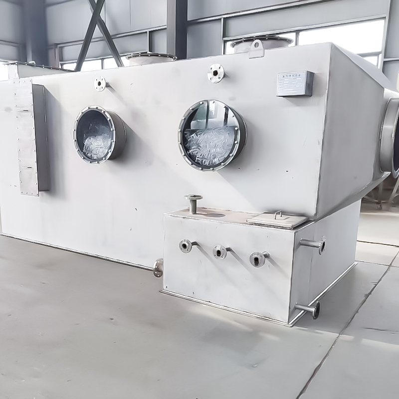 Torre di lavaggio orizzontale in acciaio inox 304