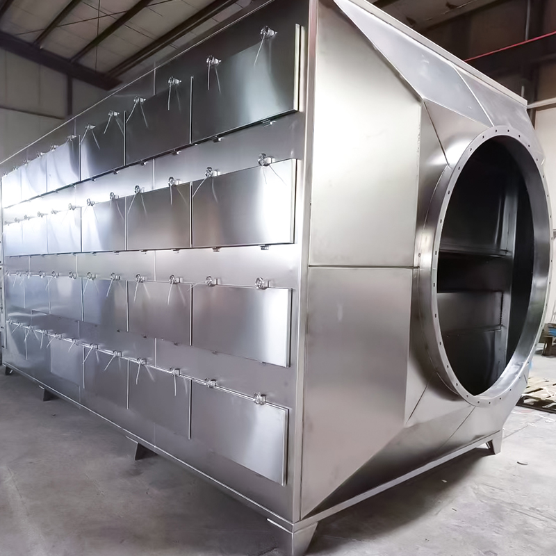 Struttura del cassetto della scatola di adsorbimento a carbone attivo in acciaio inossidabile 304