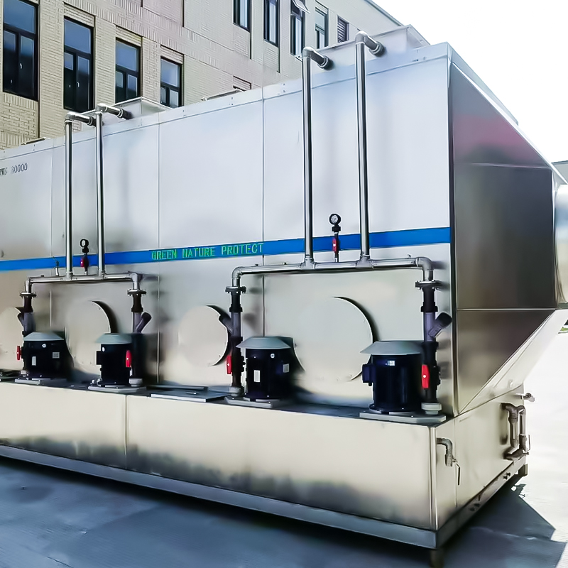 Torre di lavaggio orizzontale in acciaio inox 304