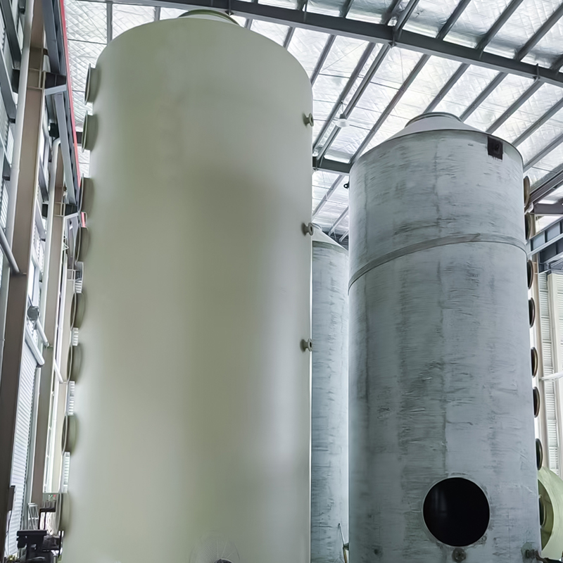 Torre di spruzzatura con avvolgimento PPH