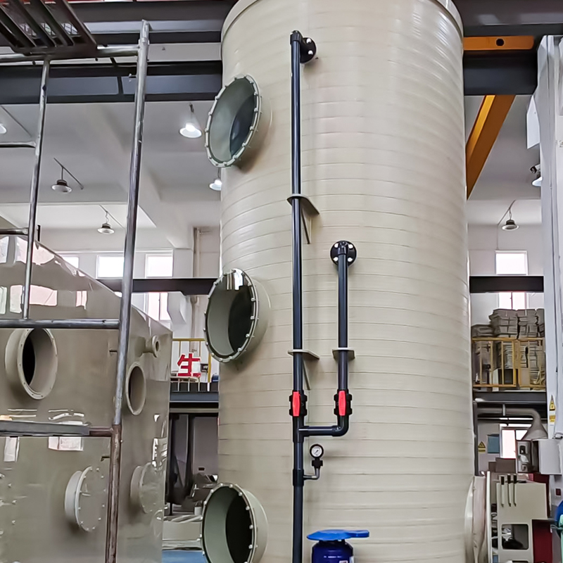 Torre di spruzzatura con avvolgimento PPH