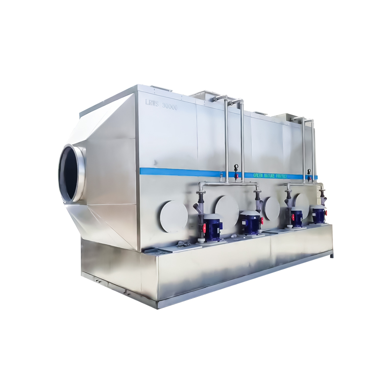 Torre di lavaggio orizzontale in acciaio inox 304